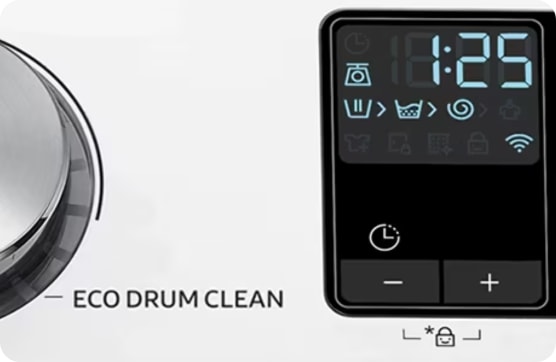 use the eco drum clean + function