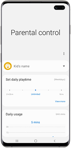 Key features of Parental control in Kids Home