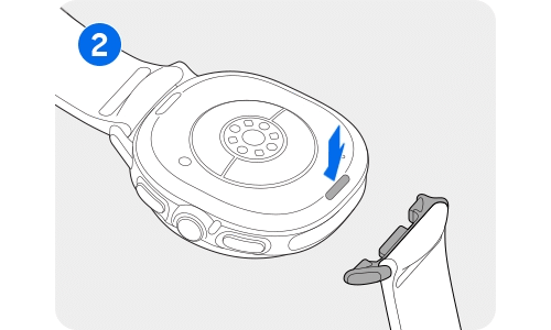Inserting the connection pin