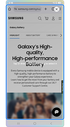 Select text within the feature