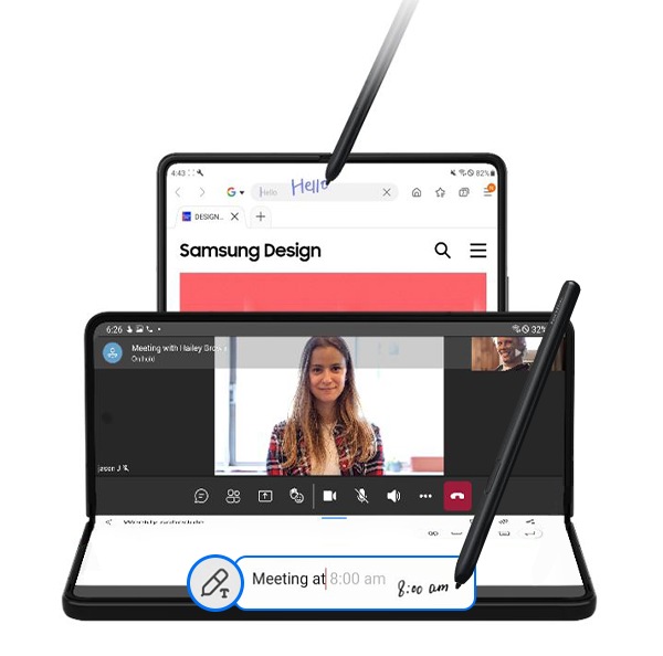 Galaxy Z Fold3 5G s pen to text