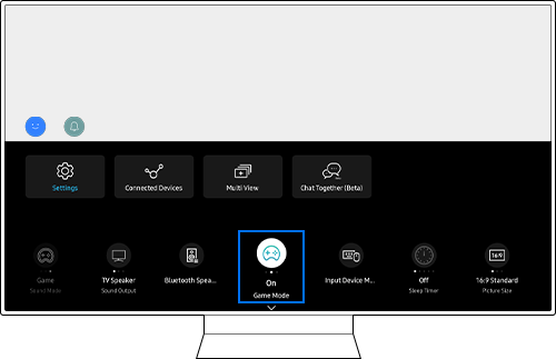 game mode quick settings step 2