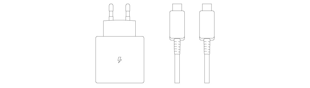 Samsung power cables and adapter.