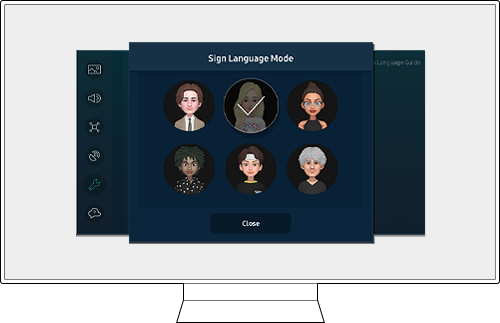 sign language mode