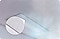 A close-up of a Samsung cassette air conditioner highlights its micro air holes. A gentle airflow comes from them.