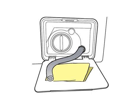 How to clean the Debris filter in Samsung Front Loading Washing Machine?
