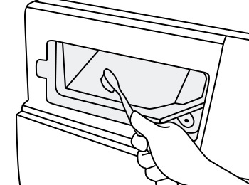 clean the drawer recess