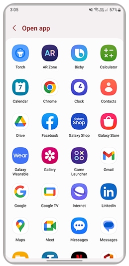 choose the app