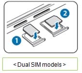 Galaxy A5: How to install the SIM card or USIM card?