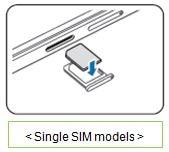 Galaxy A5: How to install the SIM card or USIM card?