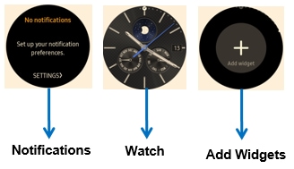 Gear S3: How can I add or delete the widgets?