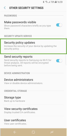 What is Security Enhancement for Android?