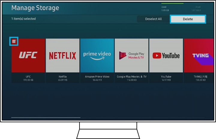 qled device care manage storage