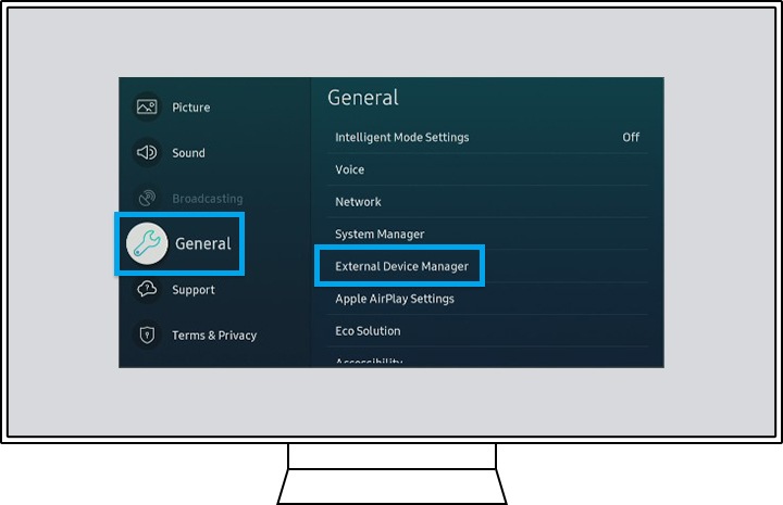 General External Device Management