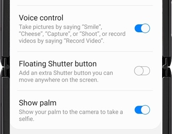screenshot of different shooting methods