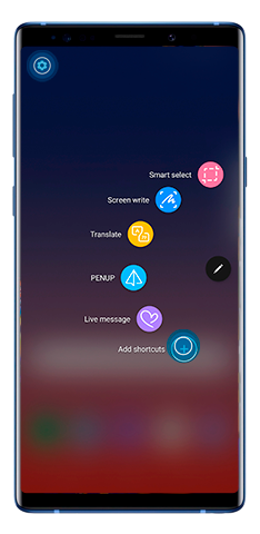 Tap the Plus icon to add options