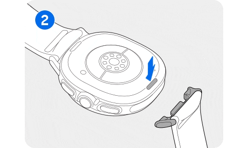 Inserting the connection pin