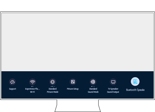 tv bluetooth dual audio quick setting step2