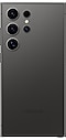 Galaxy S24 Ultra بلون Titanium Black معروضاً من الجهة الخلفية.