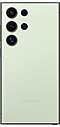 Galaxy S24 Ultra بلون Titanium Green معروضاً من الجهة الخلفية.
