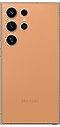 Galaxy S24 Ultra بلون Titanium Orange معروضاً من الجهة الخلفية.