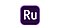 أيقونة أجهزة أرجوانية تحمل شعار Adobe Premiere Rush