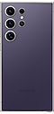 Titano violetinės spalvos „Galaxy S24 Ultra“ matomas iš galo.