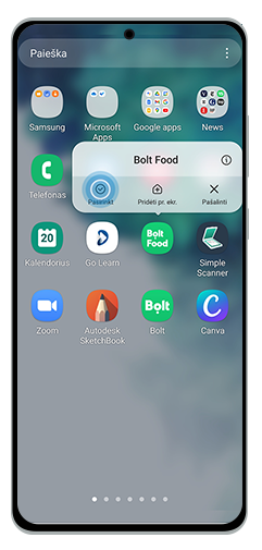 Pasirinkite elementus