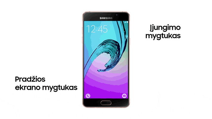 Paspauskite ir palaikykite įjungimo ir pradžios ekrano mygtukus, kad užfiksuotumėte ekrano nuotrauką.