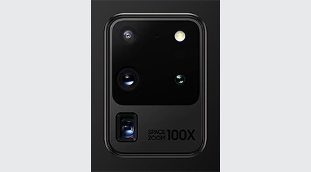 S20 Ultra fotoaparato vaizdas