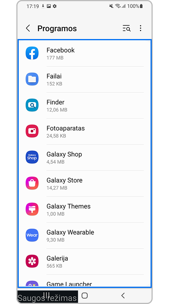 Nustatykite nežinomas ir kenkimo programas