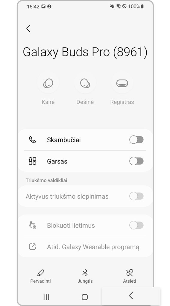 įrenginio „Bluetooth“ remontavimas, 5 veiksmas