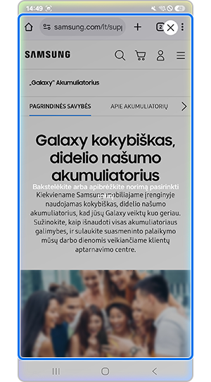 Teksto pasirinkimas su šia funkcija