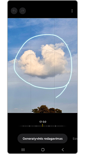 Pasirinkite objektą