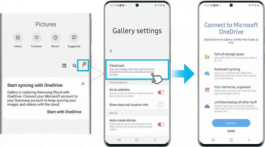 Kaip valdyti „Samsung Cloud“