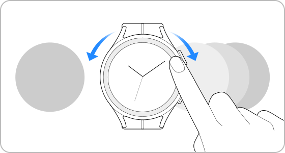 „Galaxy Watch“ rėmelio funkcijos