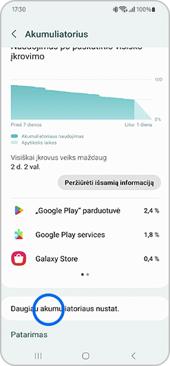 Kaip įjungti itin spartaus įkrovimo funkciją? 4 žingsnis