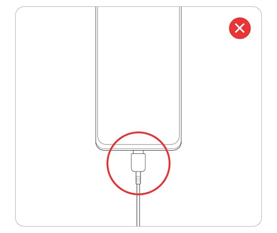 Prijunkite USB kabelį ir įrenginį