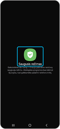 kameros fokusavimo funkcija saugiame režime žingsnis 4