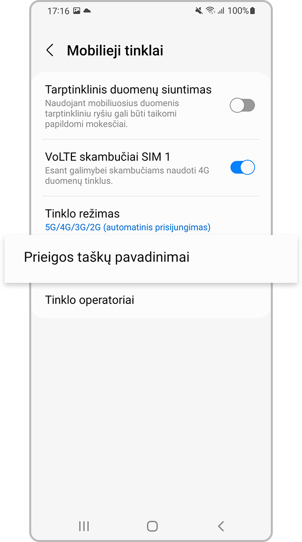 iš naujo atkurti tinklo nustatymus, 3 veiksmas