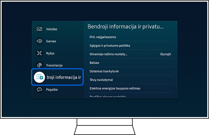 Bendroji informacija