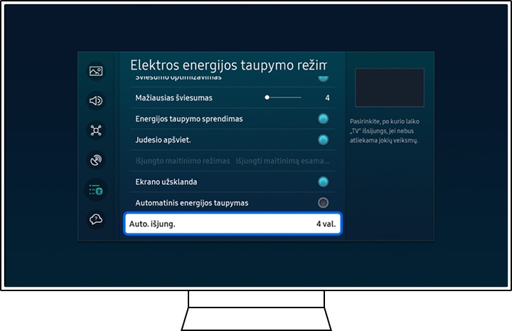 Auto. Išjung.