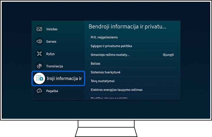 Bendroji informacija