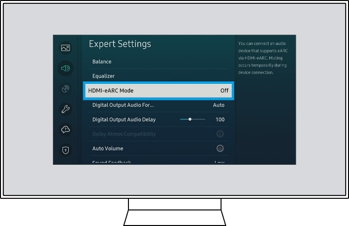 HDMI eARC Mode (HDMI eARC-modus)