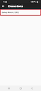Tap on the Device you want to add