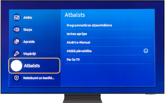 Atlasiet Atbalsts.