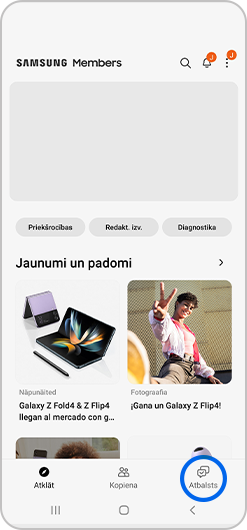Atveriet Samsung Members