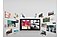 The Frame displays artwork available on Art Store. Around it other artwork from famous museums and galleries appear to move toward and be sucked into the TV. Logos of Bright Moments, V&A, The Met, Etsy, print bakery, Magnum Photos, Royal Collection Trust, MoMA, Union Art Fair, Toiletpaper, Saatchi Art, belvedere, Tate.