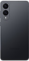 Galaxy S25 Edge in Titanium Jetblack seen from the rear.