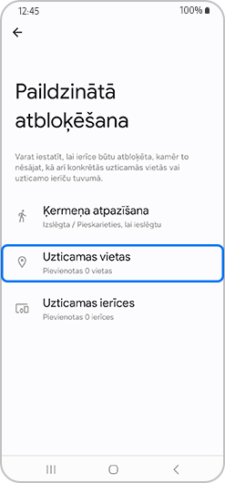 Ekrāns "Atbloķēt paplašinājumu".